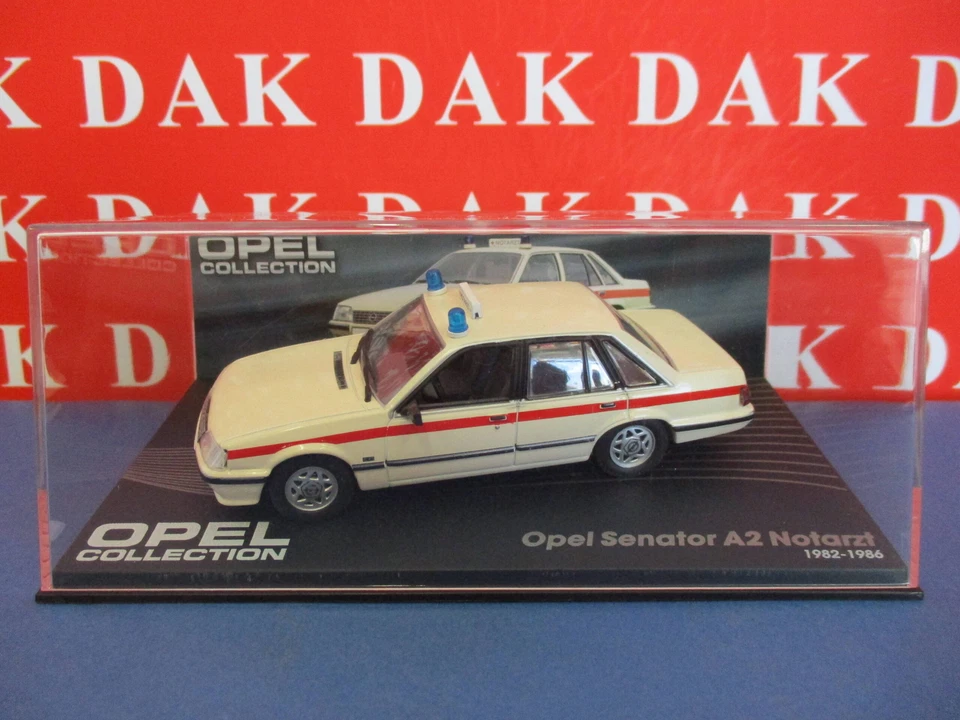 Die cast 1/43 Modellino Auto Opel Senator A2 Notartz 1982-1986 - Immagine 4 di 4