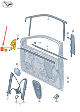 VW Polo AW MK6 Türverkleidung vorne links 2G0837973G82V Neuware teil