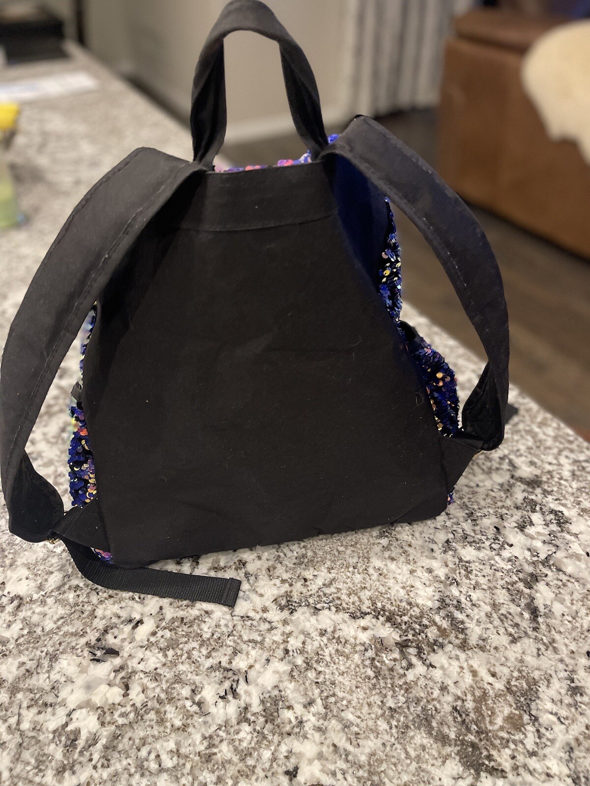 purple sequin backpack - image 3