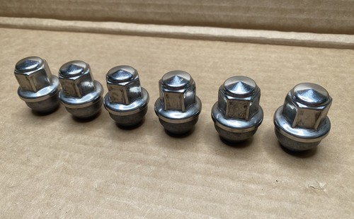 Ford F150 14x1.5 Factory Stainless Lug NUTS Lugs 2015 - 2025 Set Of 6 OEM