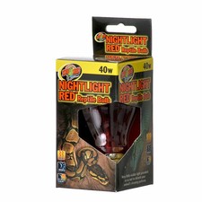 zoo med nightlight red reptile bulb 60 watt