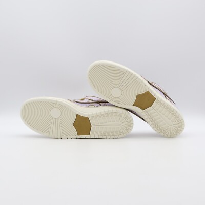 FN5880-001 Nike SB Dunk Low Premium Toile City of Style Gold Grey