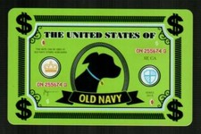 OLD NAVY Old Navy Money ( 2009 ) Gift Card ( $0 )