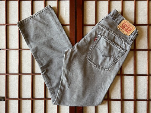 Levi's 511 Gray Slim Fit Zipper Fly 