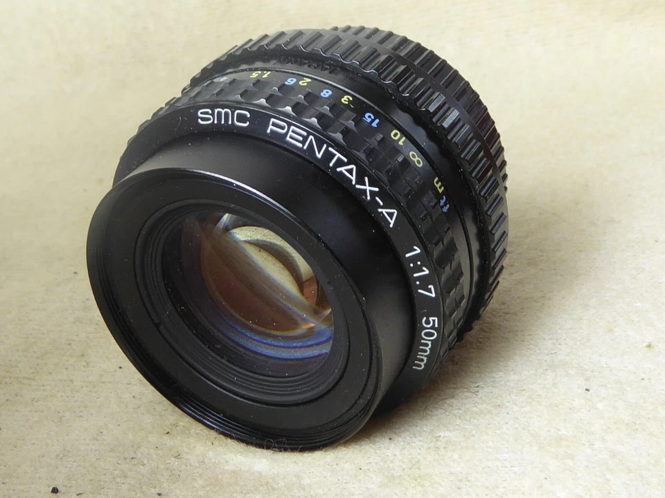 SMC Pentax-A 50mm F1.7 PKA Mount Lens - UK Dealer + filter + cap. fully tested - Image 3 of 4