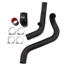 ETS Stock Route Upper Intercooler Pipe Wrinkle Black Fits Mitsubishi Evo 8/9