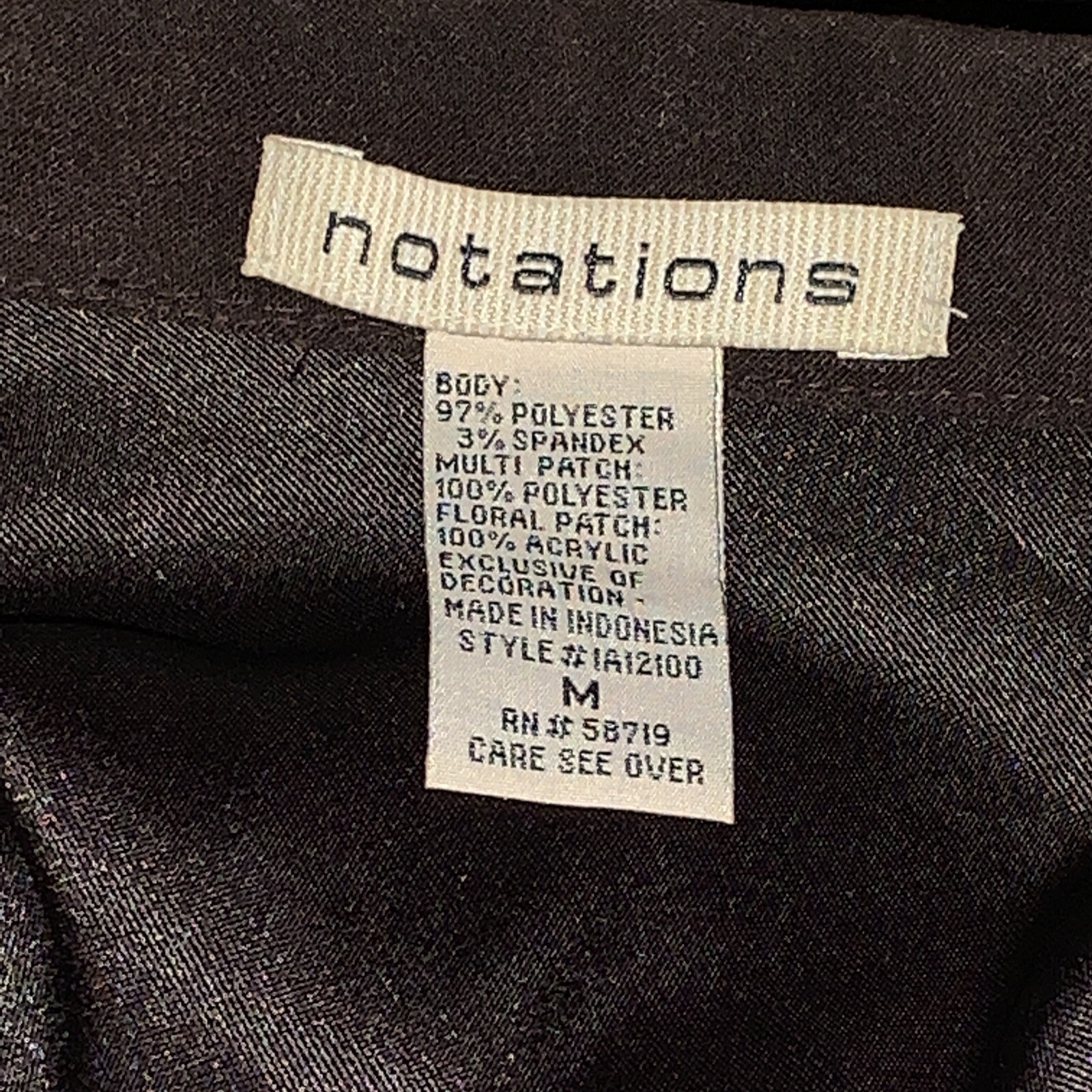 NOTATIONS Patchwork Paisley Brown Family Jacket B… - image 6