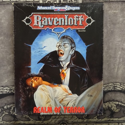 RAVENLOFT Realm of Terror - AD&D 2nd Ed Boxed Set - TSR 1990 - Complete EX R4