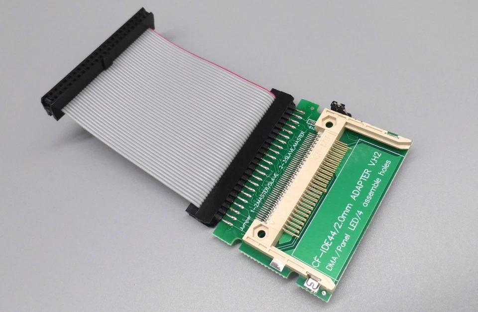 CF Compact Flash zu 2.5" 44Pin, 2mm, IDE Converter/Adapter CF-IDE + Kabel