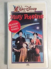 Walt Disney Mary Poppins VHS Clamshell Julie Andrews Dick Van Dyke MediaGnu