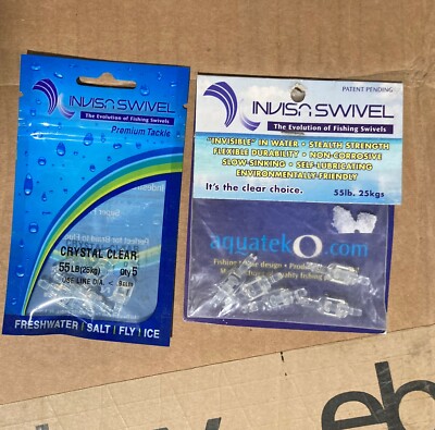 4OF Invisa Swivel 55# Crystal Clear .9mm Line 5pks NIP