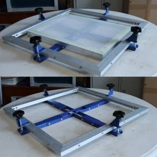 24x24" Fast Screen Stretcher Screen Printing Frame Self-stretching Tool Aluminum