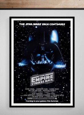 EMPIRE STRIKES BACK   1980   Giclée Poster Print   Wall Art   Vintage Movie