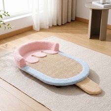 Cat Scratcher Bed Elevated Design Cat Sofa Bed Easy to Clean