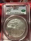 2008 Silver Eagle $1 CAC MS69 Presidential Signature Eagle Label #63