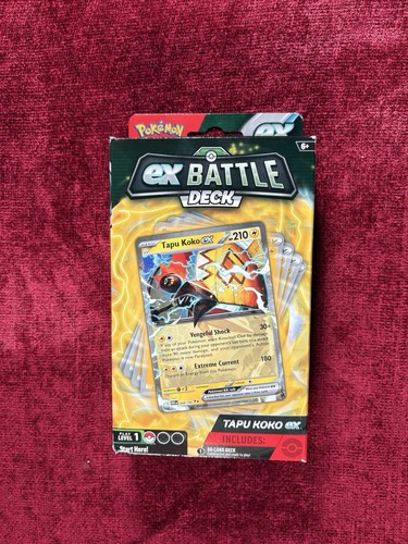 Pokemon Battle Deck Tapu Koko Ex Brand New Factory Sealed