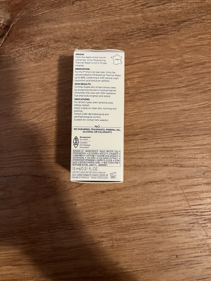 Fortificador de ojos reparador Vichy Mineral 89 15 ml - ENVÍO GRATUITO Foto 4 de 4