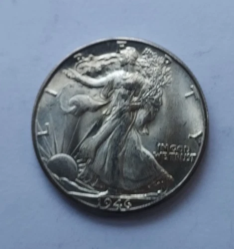1946-D Walking Liberty Half - Uncirculated - Frosty Nice