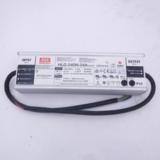 Mean Well HLG-240H-24A Single Output LED Driver 240W 24V 10A Mix Mode CV CC