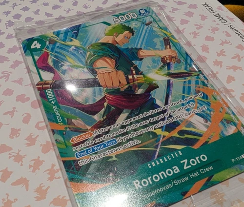 Roronoa Zoro P-114 C2E2 Exclusive Convention	One Piece Promo Card Sealed English