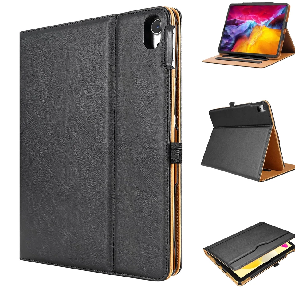 For iPad A16, Air 11M3/Air 4/5, iPad 10th/9th/8th Gen 10.2/10.9 Tan Leather Case - Image 4 of 4