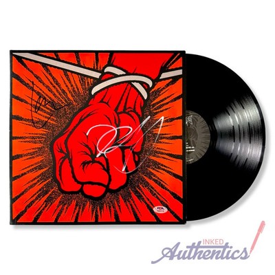 Metallica Signed Autographed Vinyl LP  St. Anger  PSA/DNA Authenticated