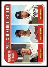 2017 A.L. Strikeout  Chris Sale  Corey Kluber  Chris Archer  2018 TH #11