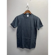 Vintage Gray Blank Shirt Jerzees Russell AthleticTee VTG 80s 90s Small