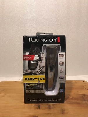 New! Remington Head-to-Toe Rechargeable Grooming Kit, Silver