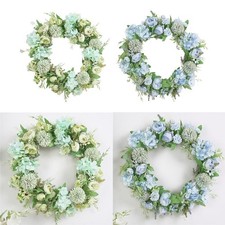Artificial Flower Wreath 15 Inch Fake Peony Wreath Front Door Wall Home Dcor