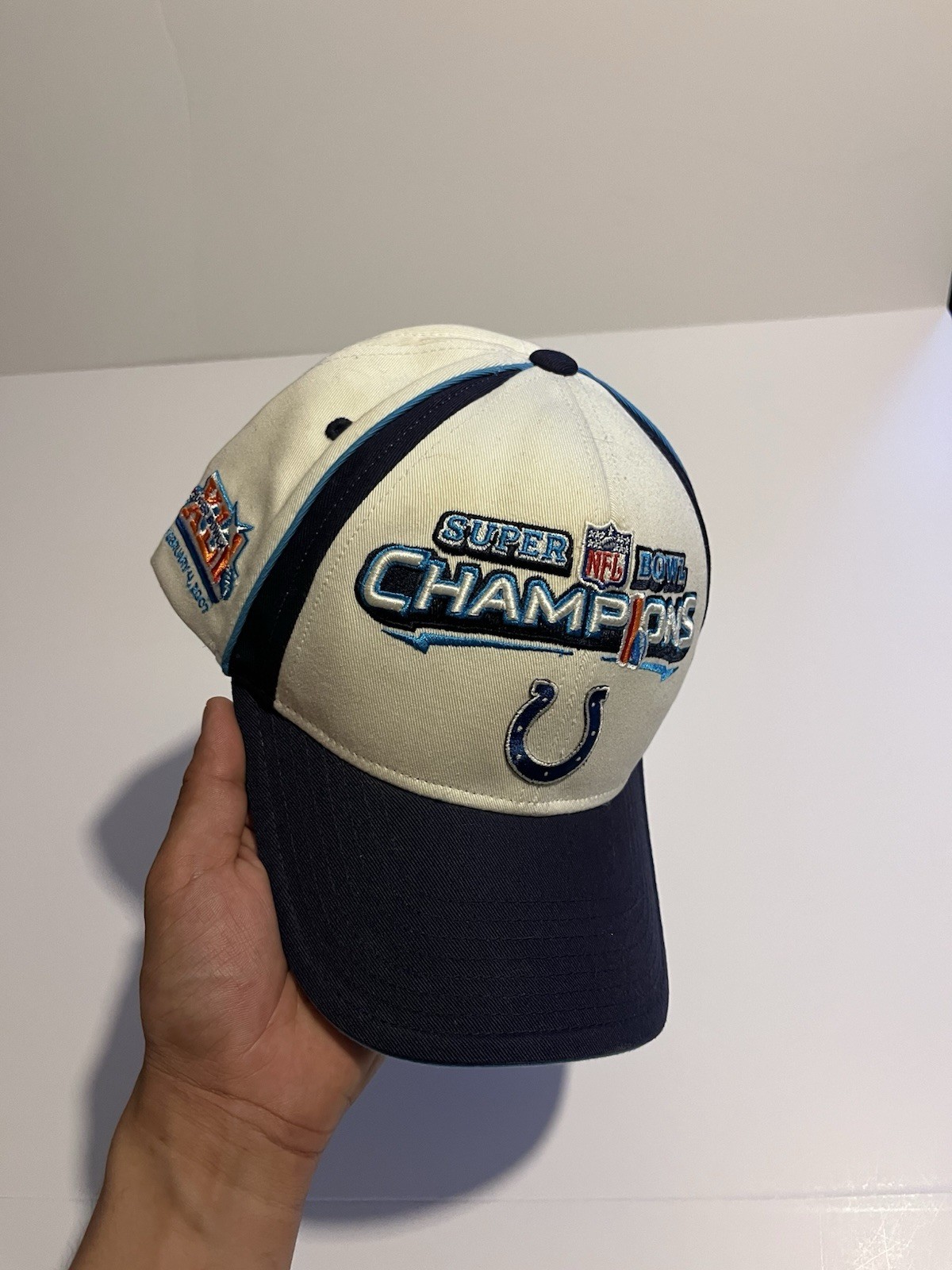 Reebok NFL Indianapolis Colts 2007 Super Bowl Champions Cap
