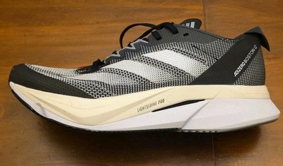 New Adidas Womens Sz 5 Wide Adizero Boston 12 Gray Running Shoes HQ2171