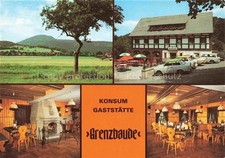 Waltersdorf Zittau Konsum-Gaststaette Grenzbaude Gastraum Kaminzimmer Landschaft