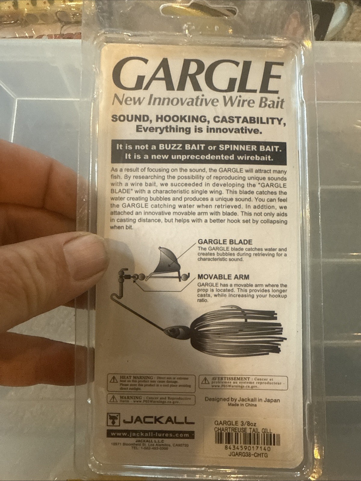 Jackall Gargle Free Swing Blade Arm Buzzbait💯 - Image 7