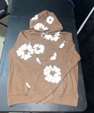 Denim Tears the Cotton Wreath Hoodie Sweatshirt Brown