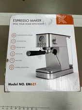 KOIOS Espresso Machines, Upgraded 1200W Espresso Maker with Foaming Steam Wand,