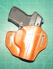 Bianchi 23956 RH Leather 2 Slot Belt Holster for Ruger LC9 LC380 KelTec PF9 P11