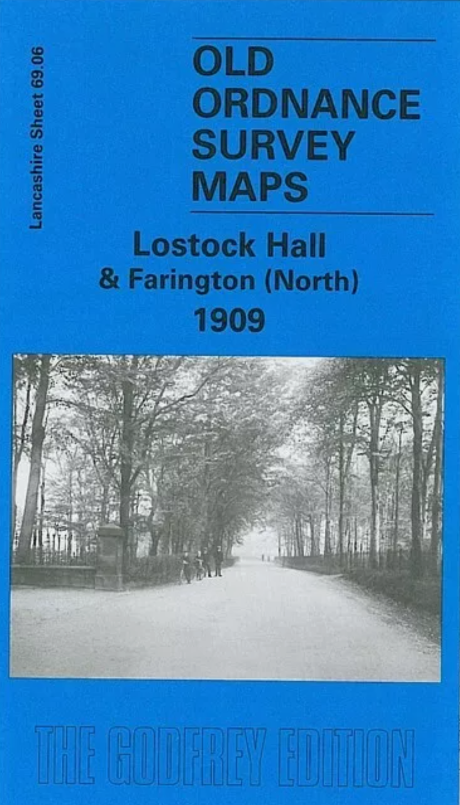 MAP OF Lostock Hall & Farington (North) 1909 Lancashire Sheet 69.06 NEW