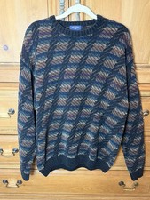 Dockers Vintage Men's Multicolor Crewneck Sweater
