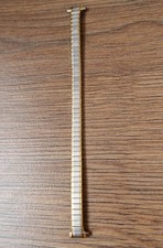 9mm - 13mm SPIEDEL VINTAGE 1950s-1970 ROLLED GOLD TWOTONE EXPANDING WATCH STRAP.