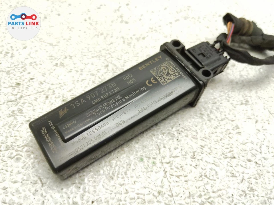 BENTLEY BENTAYGA TPMS 2016-20 MÓDULO DE MONITOREO DE PRESIÓN DE NEUMÁTICOS CONJUNTO 3SA907273B Foto 2 de 4