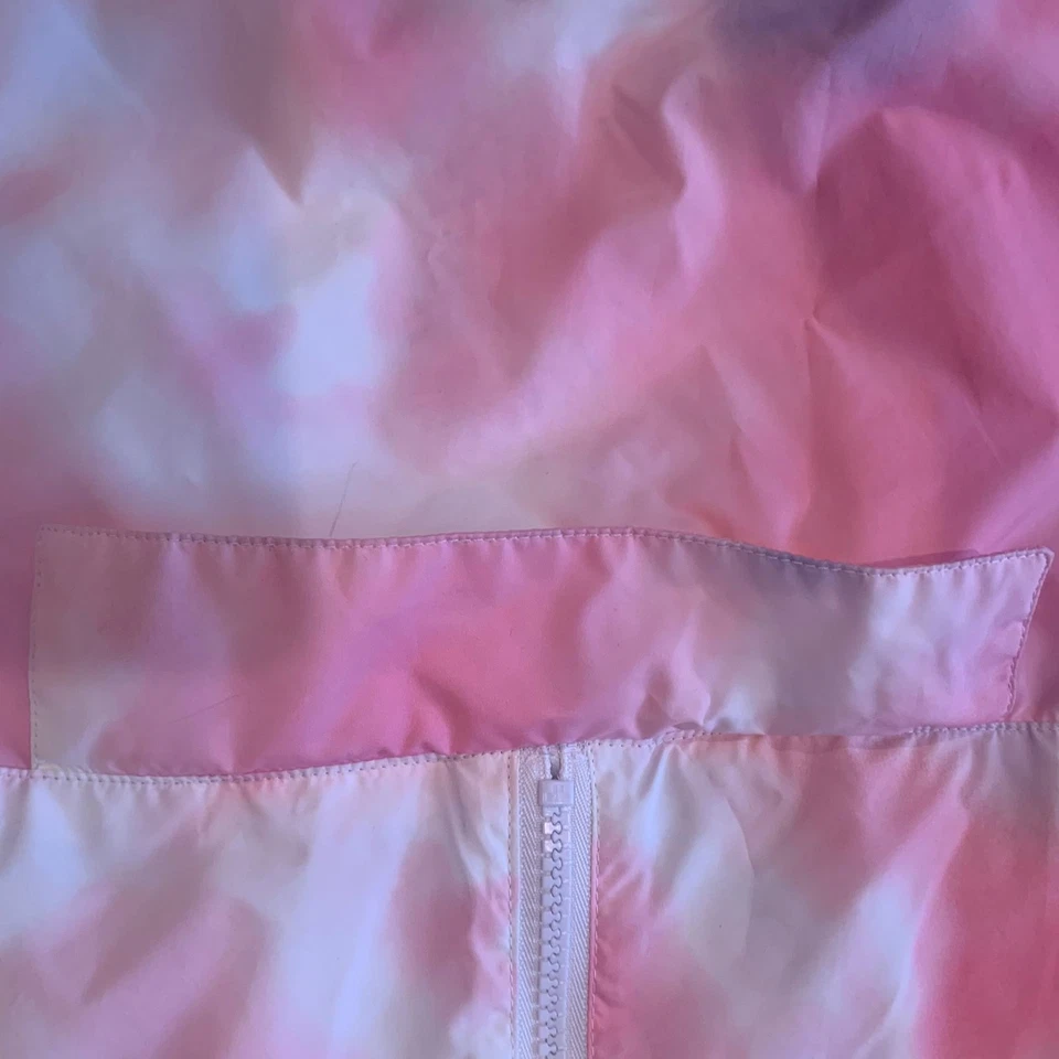 Chaqueta cortavientos Justice Girls talla 14/16 amarillo/rosa Foto 3 de 4