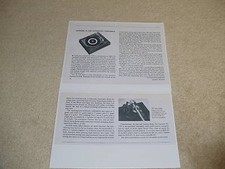 Garrard SL-72B Turntable Review, 2 pgs, 1971, Info