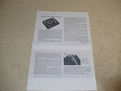 Garrard SL-72B Turntable Review, 2 pgs, 1971, Info