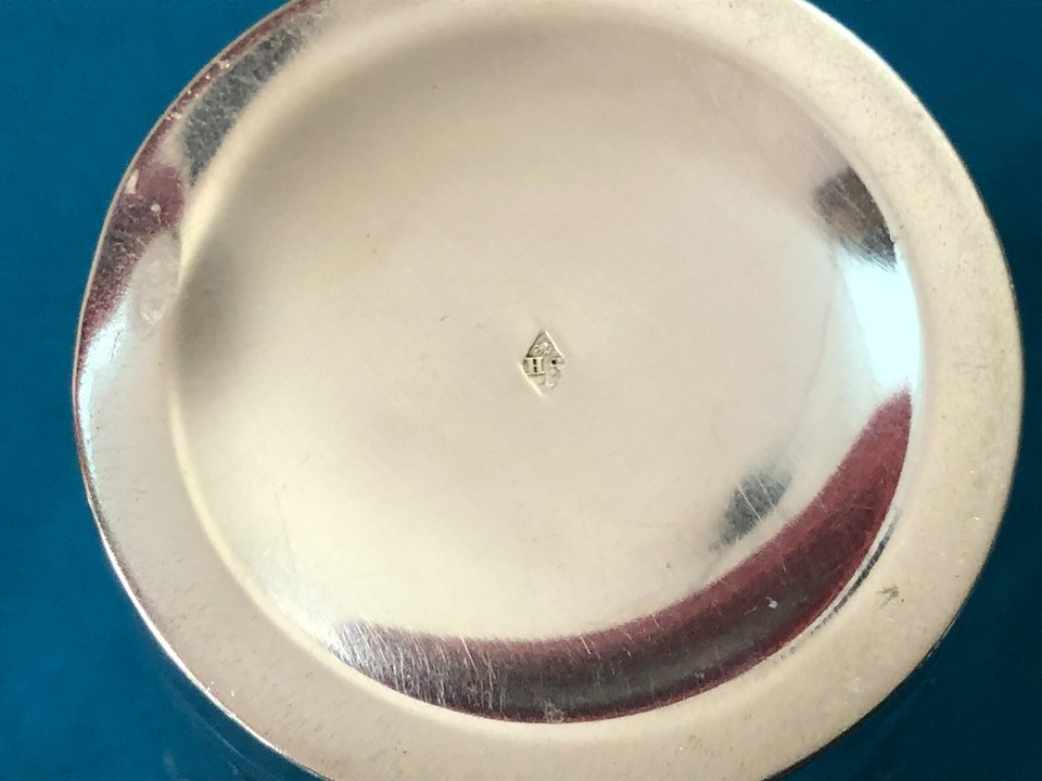 HENRI SOUFFLOT timbale ART NOUVEAU en argent massif MINERVE décor coeur