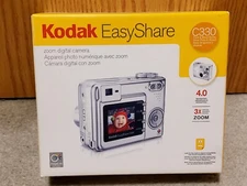 Kodak EasyShare C330 4.0MP Digital Camera Silver Bundle with box Lowepro Case