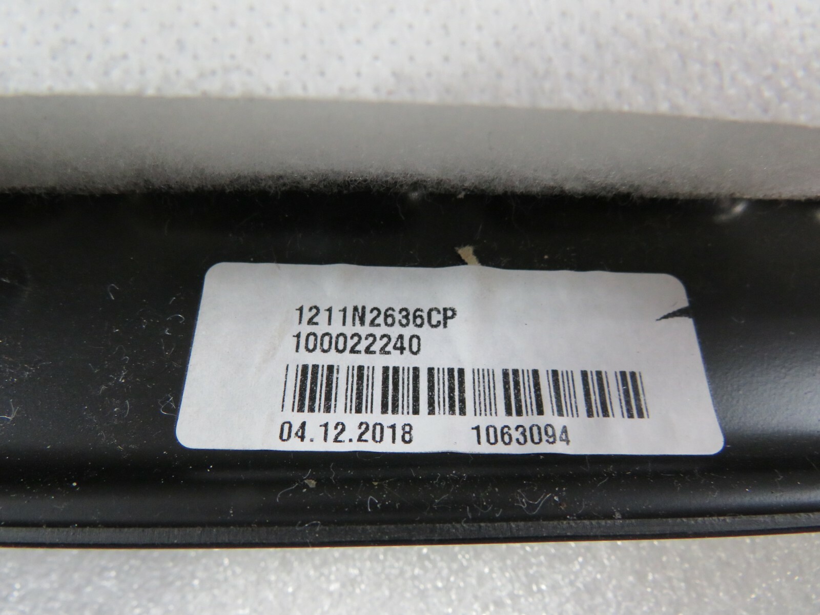 McLaren 600LT, LH, Left, Under Dash Cover, Used, P/N 11N0161CP