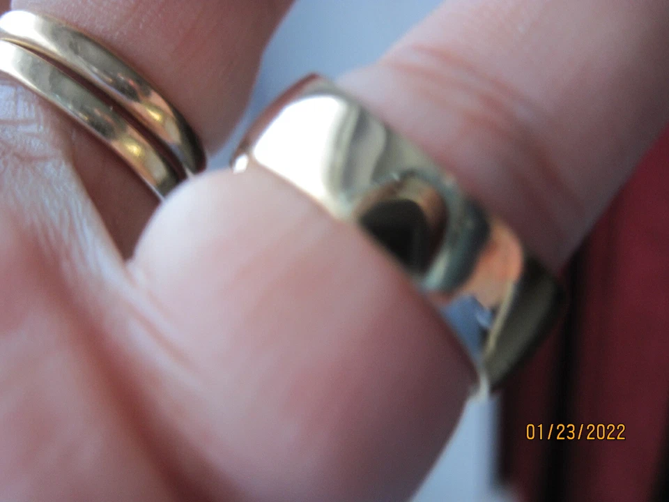 Priced To Sell - Asch Grossbardt 14K Yellow Gold Black Onyx & MOP  - Image 4 of 4