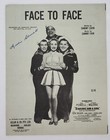 Face To Face, Sheet Music 1953, Three Sailors & A Girl, Gordon McRae