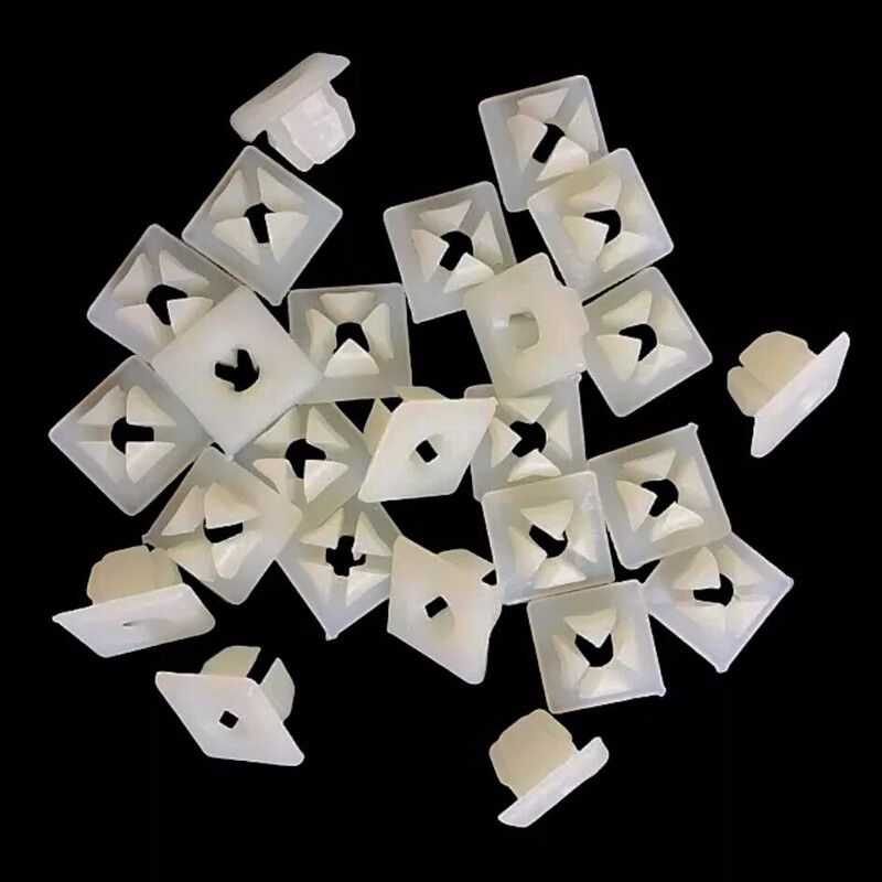 50PCS Front Bumper License Plate Nut Bracket Fastening Grommet For GM ...